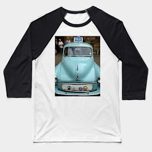 Old Police Car Baseball T-Shirt